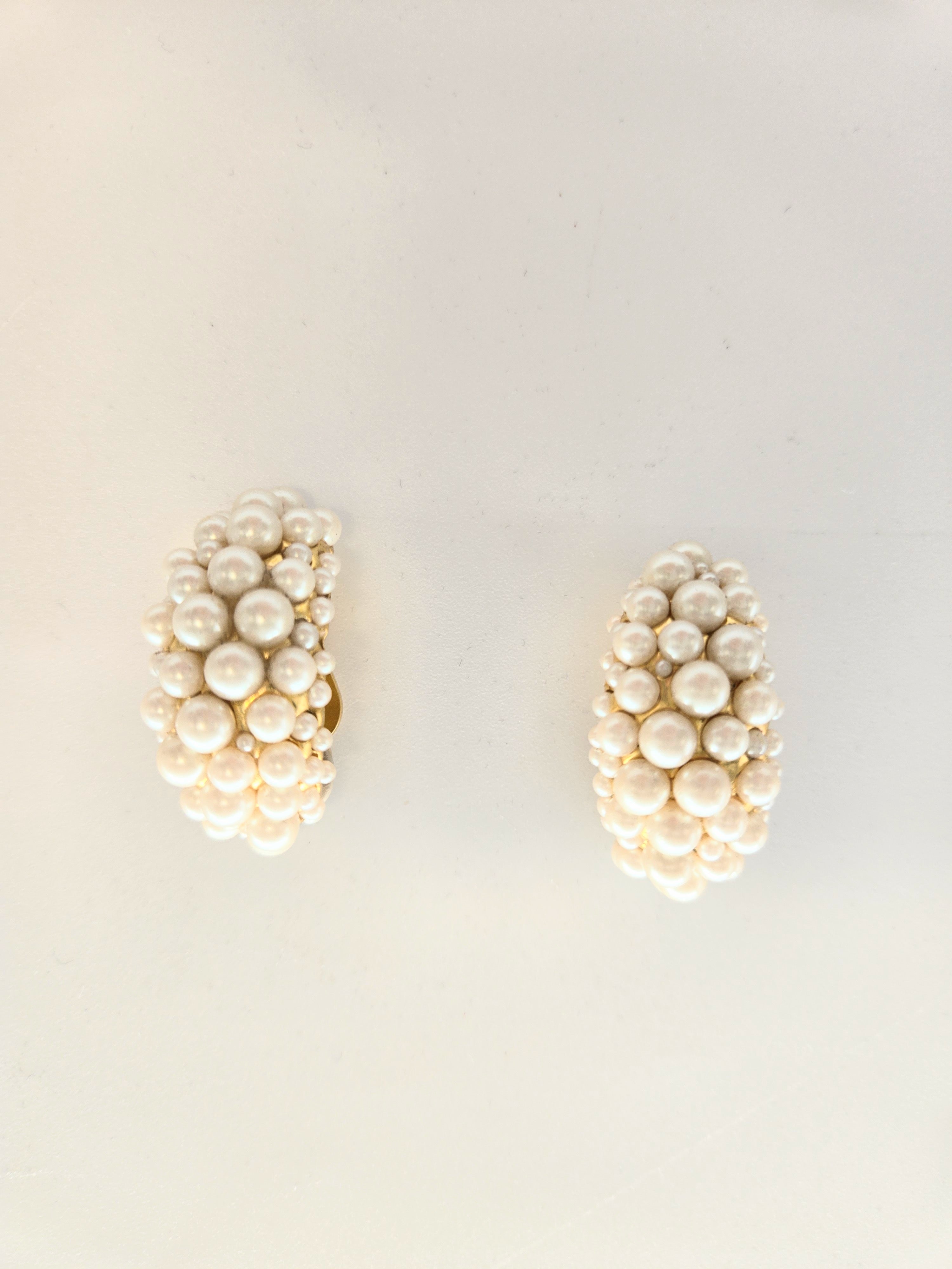 Boucles d’oreilles clips Karl Lagerfeld