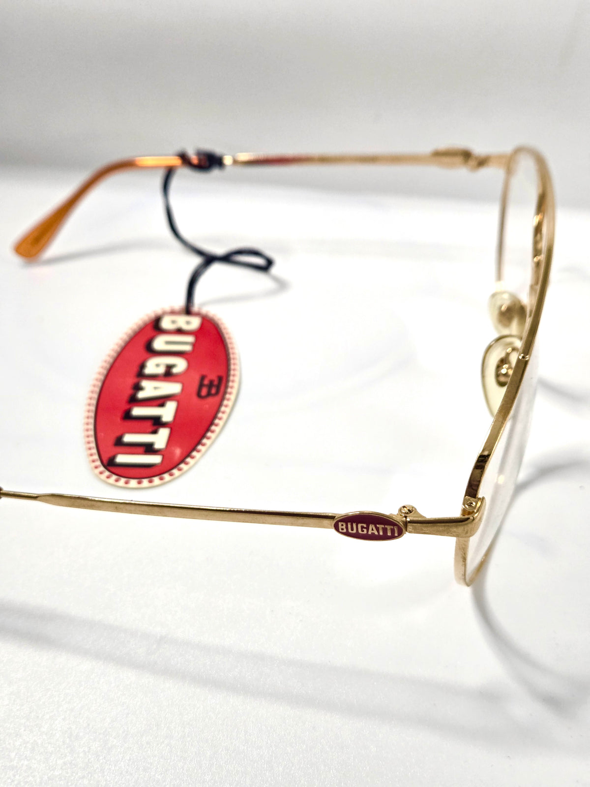 Lunettes Bugatti aviateur double pont doré – Années 1980