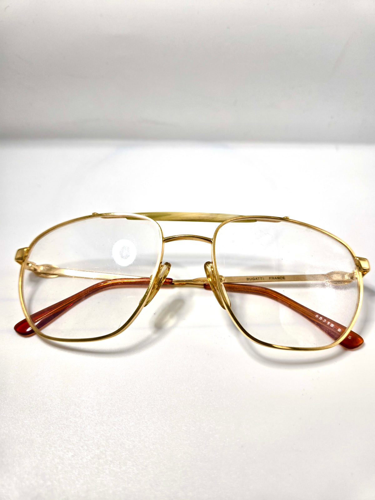Lunettes Bugatti pilote avec cornes – Années 1980